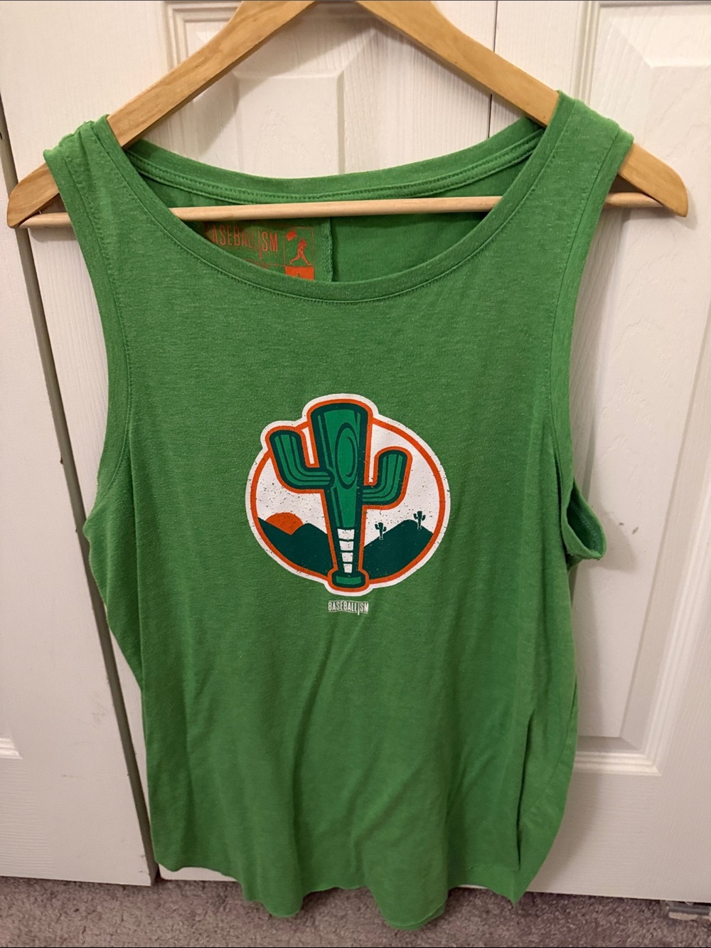 Baseballism Cactus Tank Top